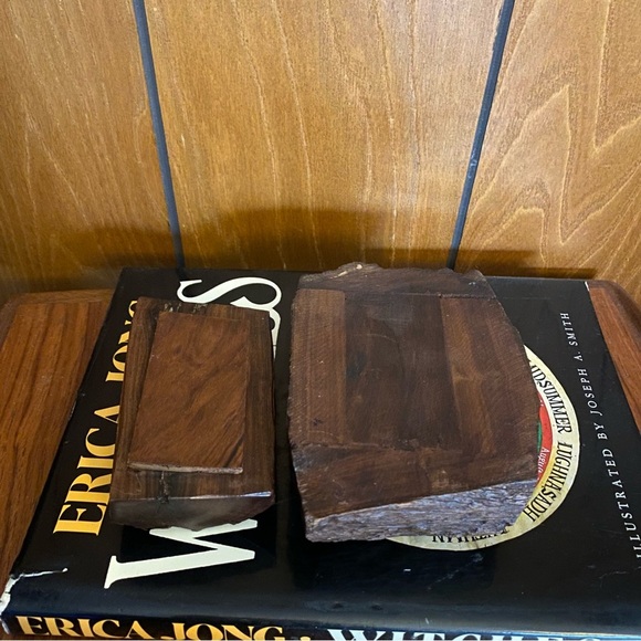 Vintage Burl wood / live edge / drift wood unique trinket box Jewelry box - Picture 5 of 10